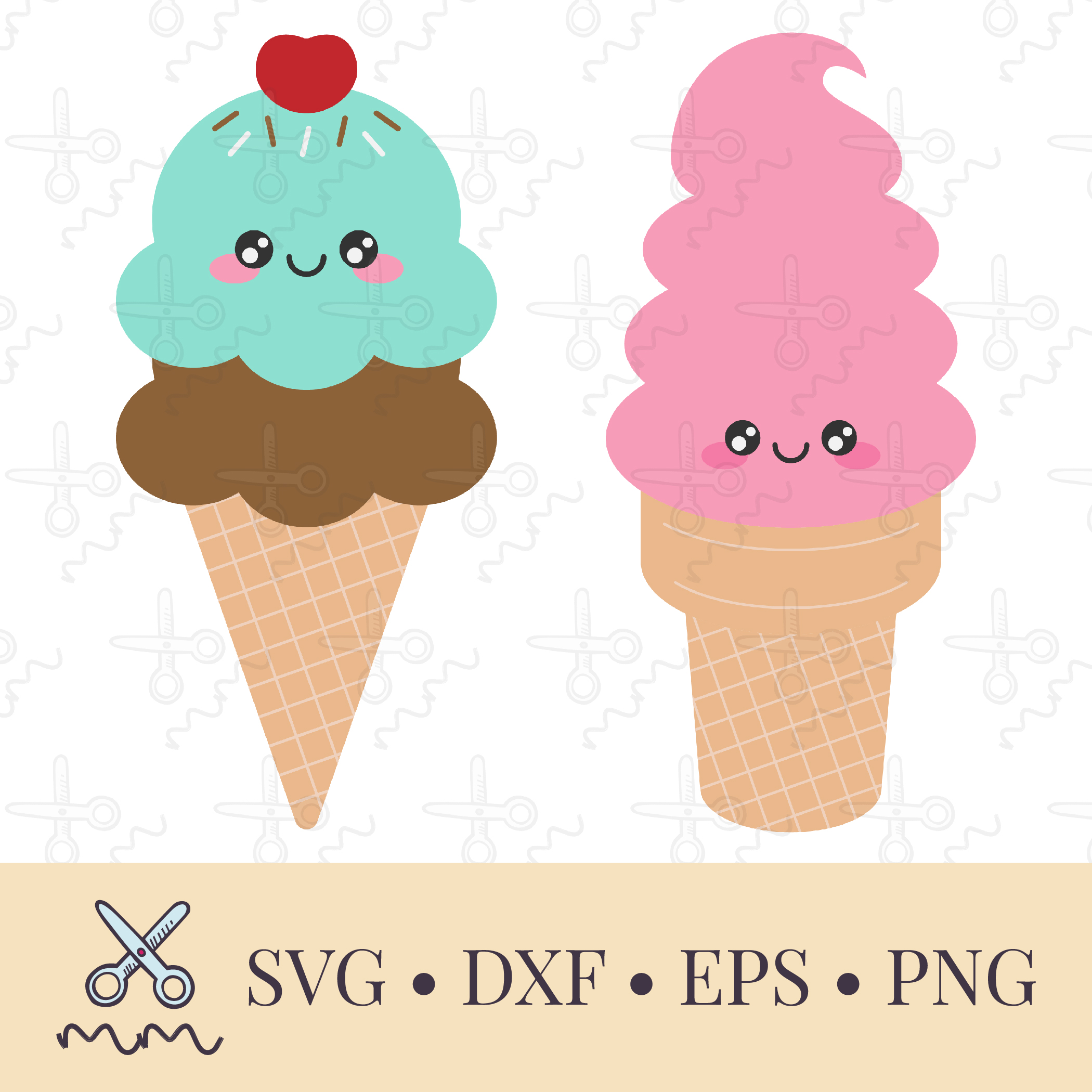 Ice Cream Cone SVG Bundle – The Modish Maker